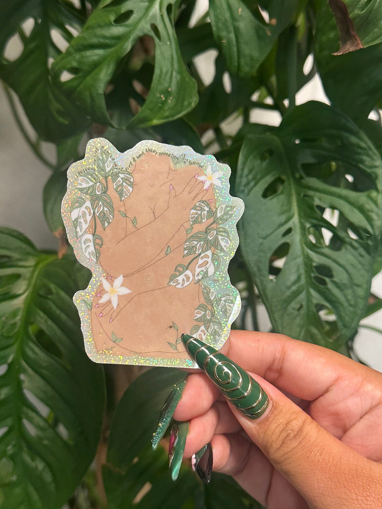 What We Deserve || Holographic Sticker