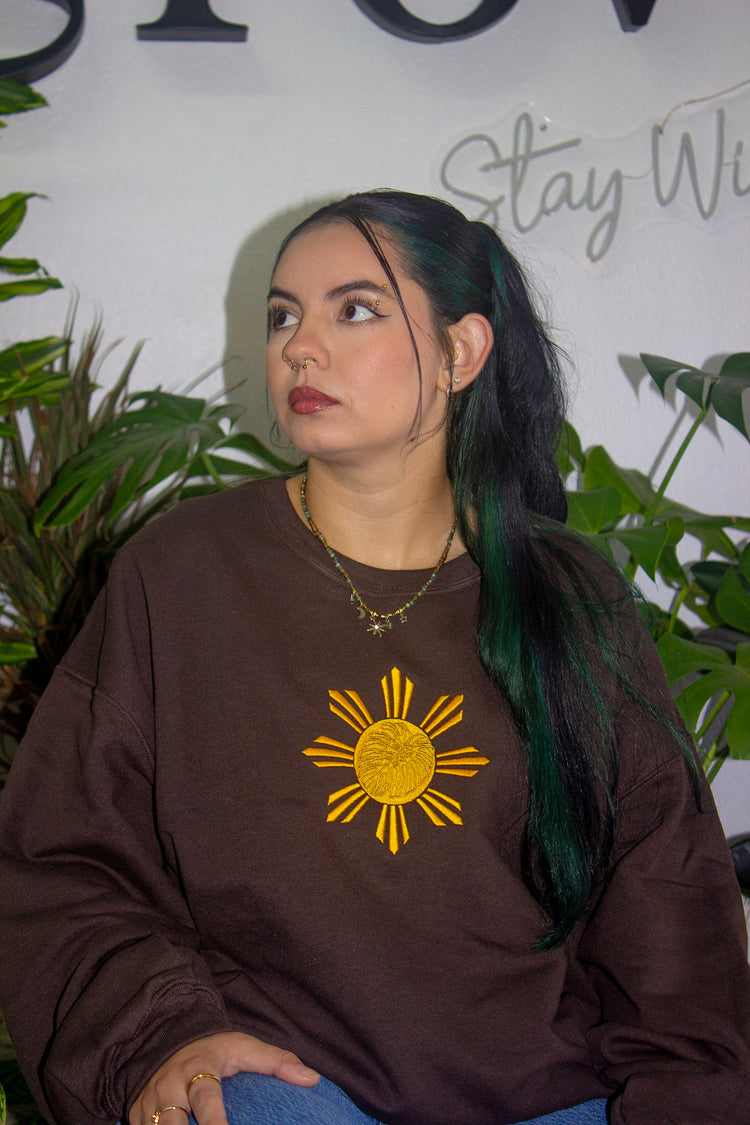 Araw ☀️ Unisex Embroidered Crewneck Sweatshirt